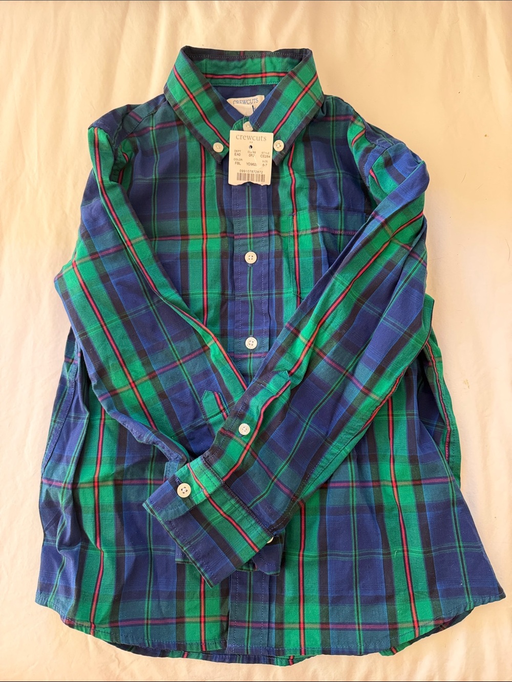 NWT Crewcuts Boys Button Down